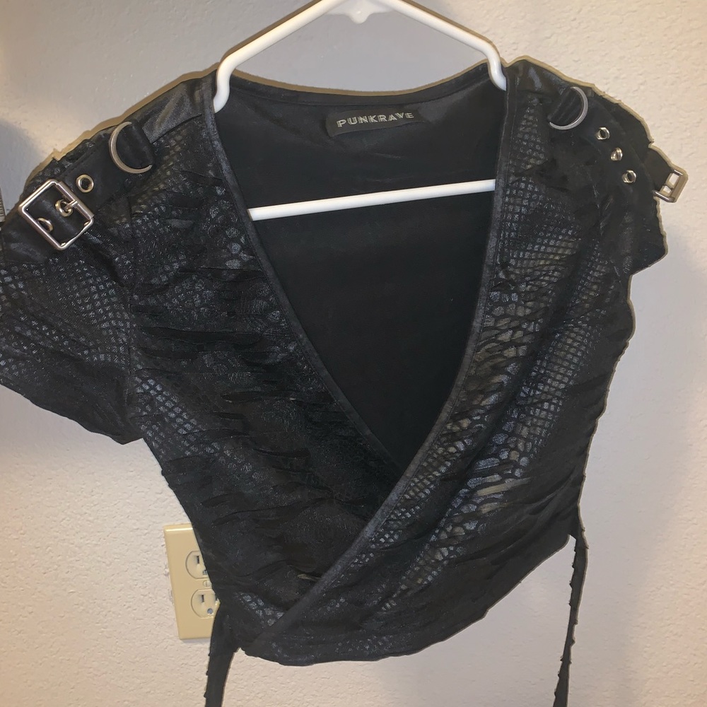 Punkrave Strappy shirt size XS-S